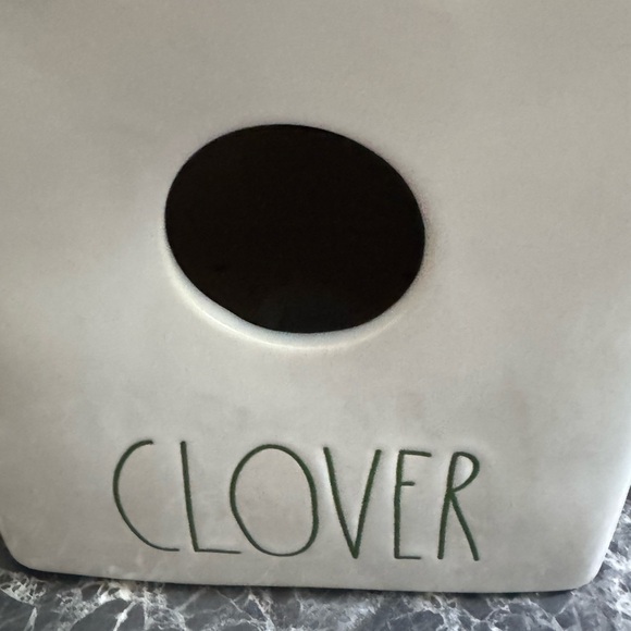 🍁Rae Dunn Clover Ceramic Birdhouse with Ribbon - Picture 6 of 7